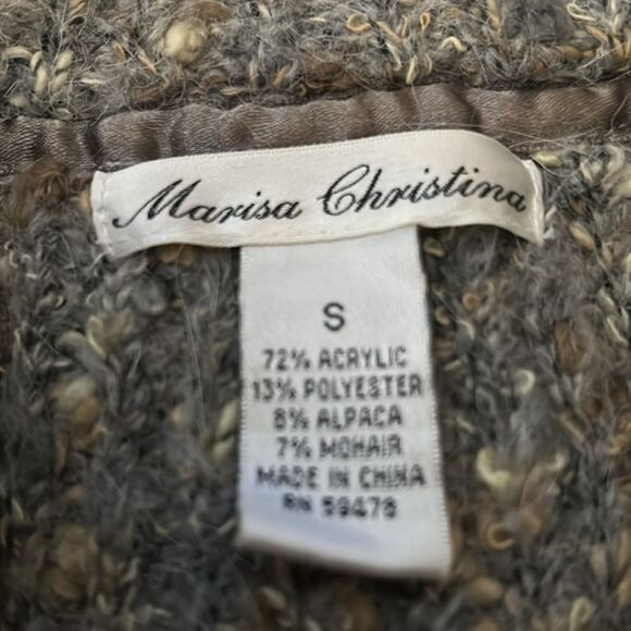 Marissa Christian Chunky Knit Buttoned Cardigan size small - Picture 2 of 7